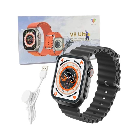 Smartwatch V8 Ultra 2.02" BT 5.2V Black